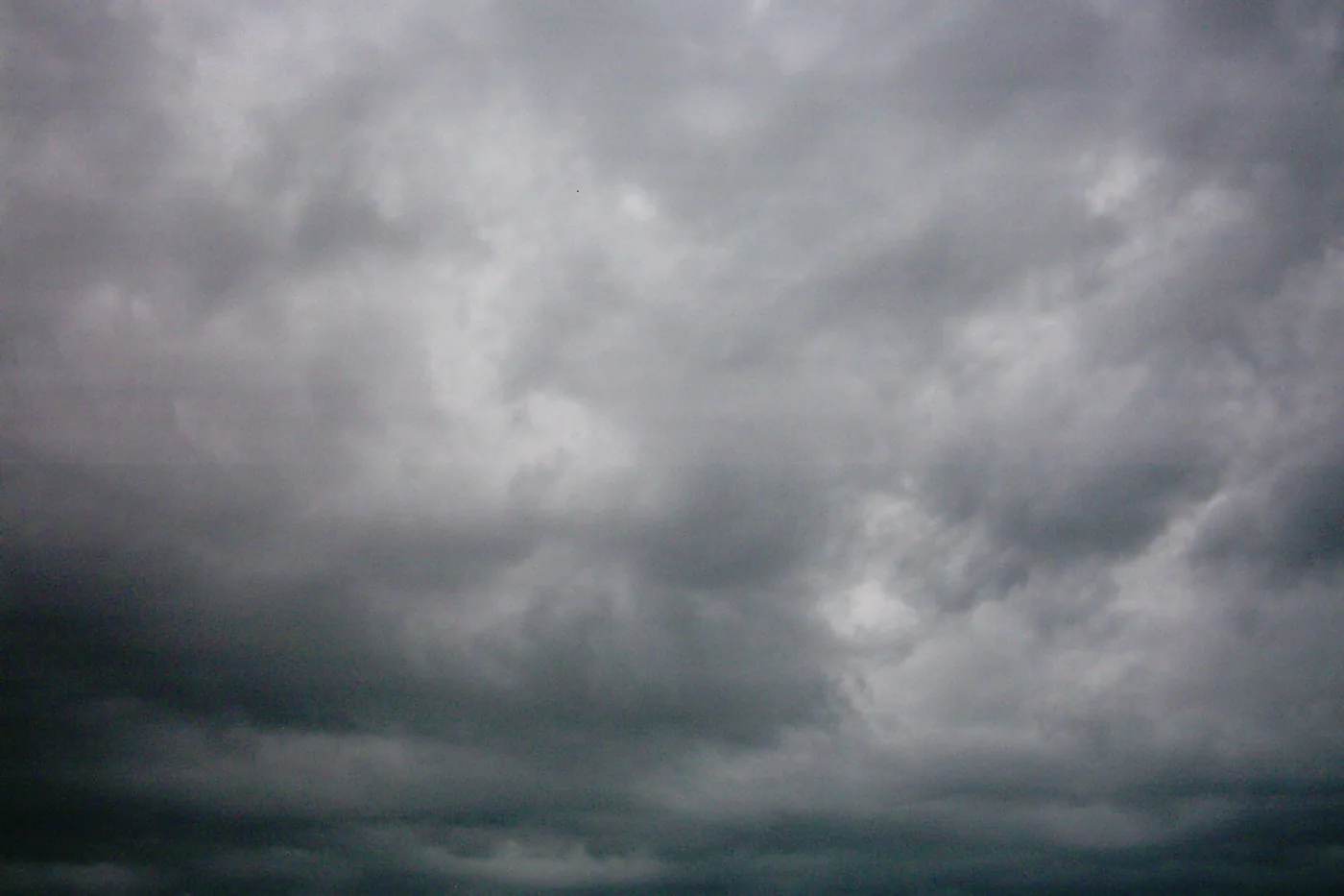 Heavy storm clouds over Allen, Texas, after an overnight storm in June 2011